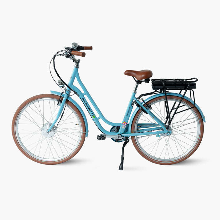 Dresden Bike E-Bike Blau Seitenansicht