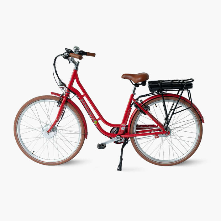 Dresden Bike E-Bike Rot Seitenansicht
